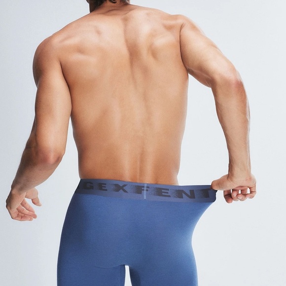 NWT, Savage X Fenty, Men’s BED OF DREAMS BOXER BRIEFS, Charcoal Blue, XL - Picture 2 of 6